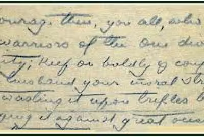mahachoans letter