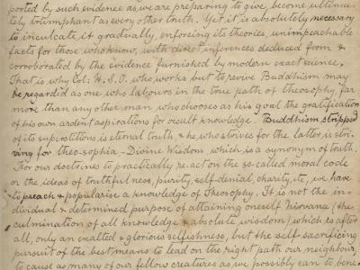 The Maha Chohan Letter