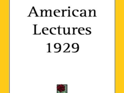 American Lecture - Geoffrey Hodson