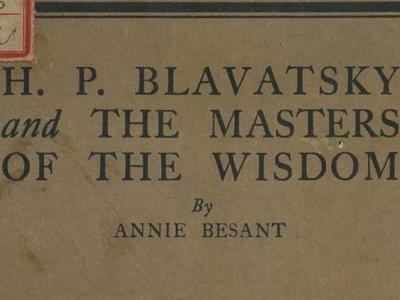 HPB and the Masters of the Wisdom