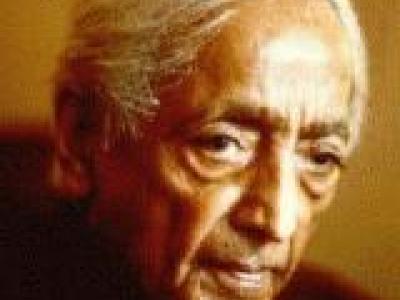Jiddu Krishnamurti.