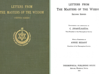 Letters from the Masters of Wisdom 1881 -1888 - C. Jinarajadasa