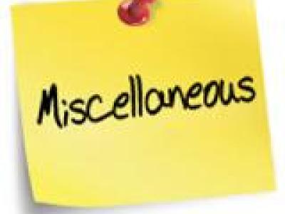Miscellaneous